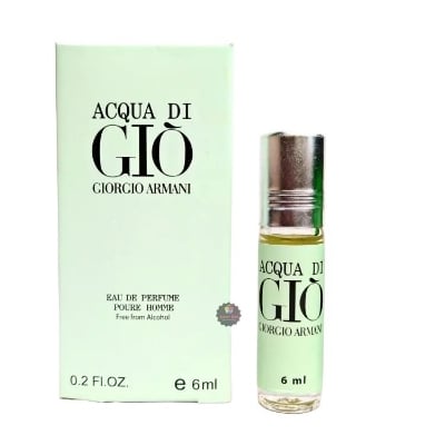 Picture of ACQUA DI GIO Concentrated Perfume Oil Long Lasting Non-alcoholic Fragrance - 6ml Attar