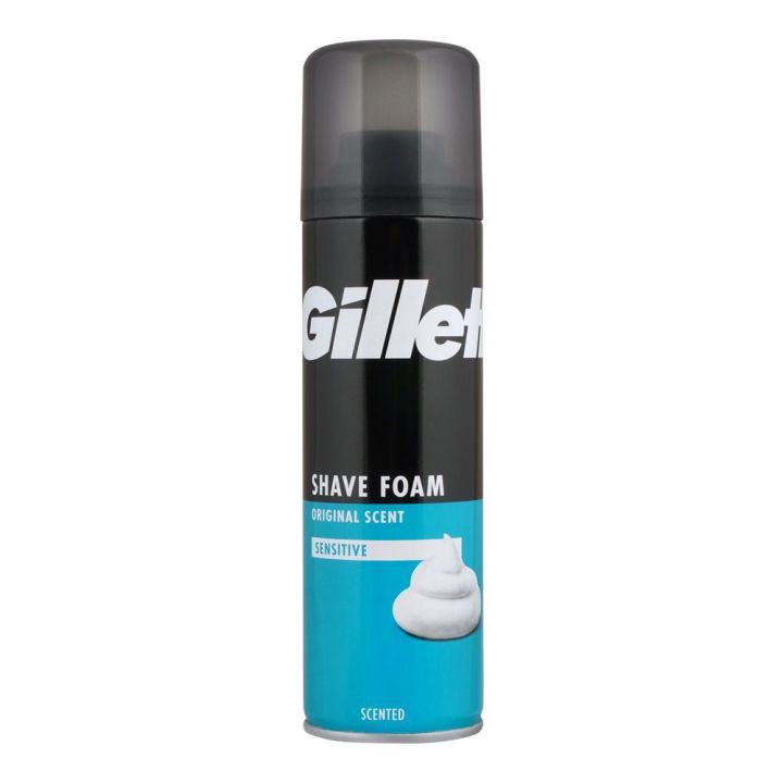 Picture of UK Products Gillette Original Scent Men's Shaving Foam for Sensitive Skin 200 ml