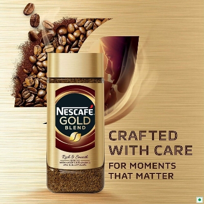 Picture of Gold Rich and Smooth Instant Coffee Powder, 190g Jar(Russia)