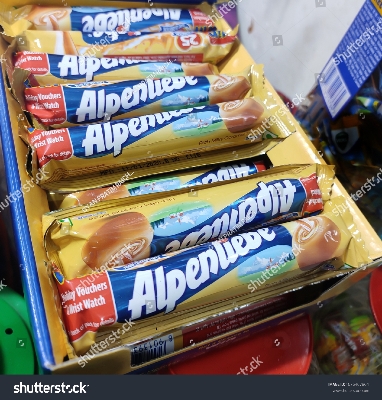 Picture of Indian Alpenliebe caramel chocolate stick 12pic