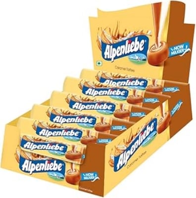 Picture of Indian Alpenliebe caramel chocolate stick 12pic