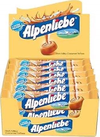 Picture of Indian Alpenliebe caramel chocolate stick 24pic full box