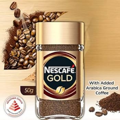 Picture of Nescafe Gold Instant Coffee (Imported) Instant Ground Coffee,95G, Glass Bottle