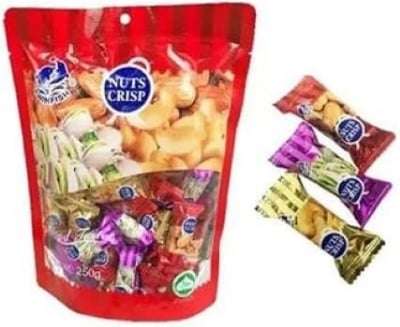 Picture of Nuts Crisp Candy with Mixed Flavors - 250gm
