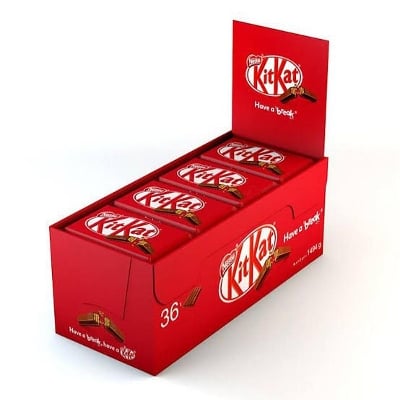 Picture of KitKat 4 Finger Chocolate Wafer (21pcs Box) INTERNATIONAL