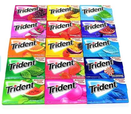 Picture of Trident Spearmint Flavor Sugar Freegmum X 14 Softgmum