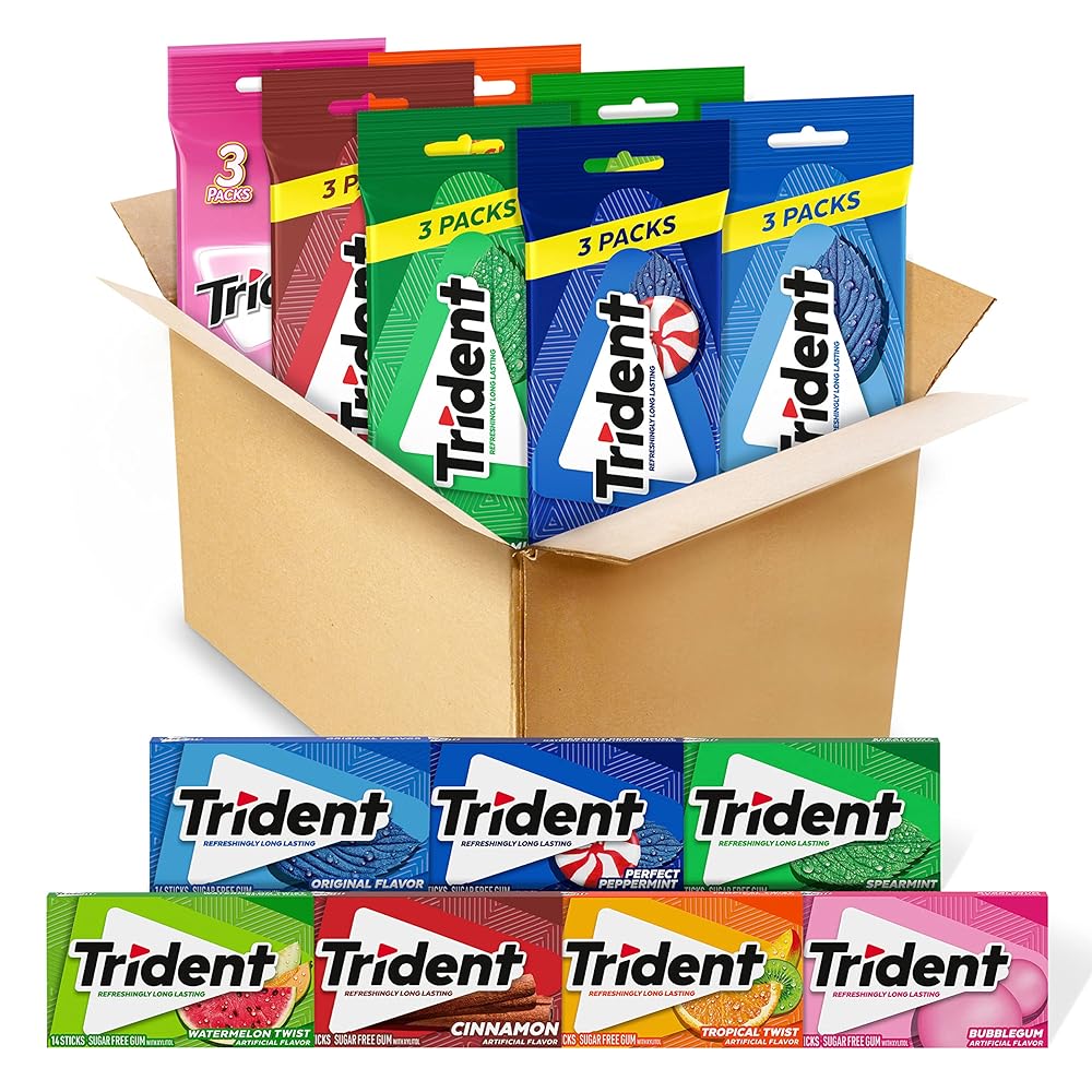 Picture of Trident Sugar Free GumFull Box or Any Flavour 12ps