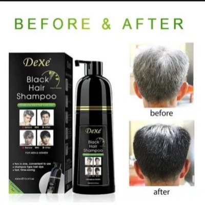 Picture of International Products Dexe Black hair shampoo comb 200ml