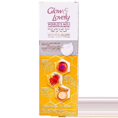 Picture of UAE product GLOW & LOVELY Formerly Fair & Lovely Face Cream with VitaGlow, Herbal Balance for glowing skin, 100g