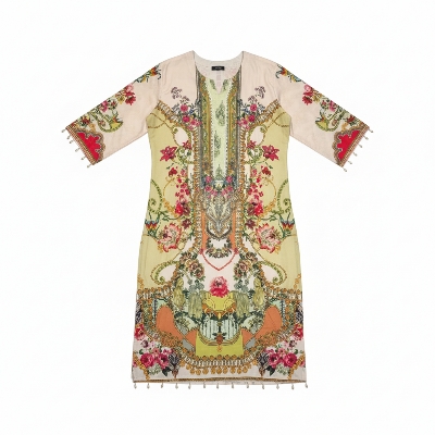 Picture of Ladies Inspiration Series 3pcs - Suttin febric  Multicolor
