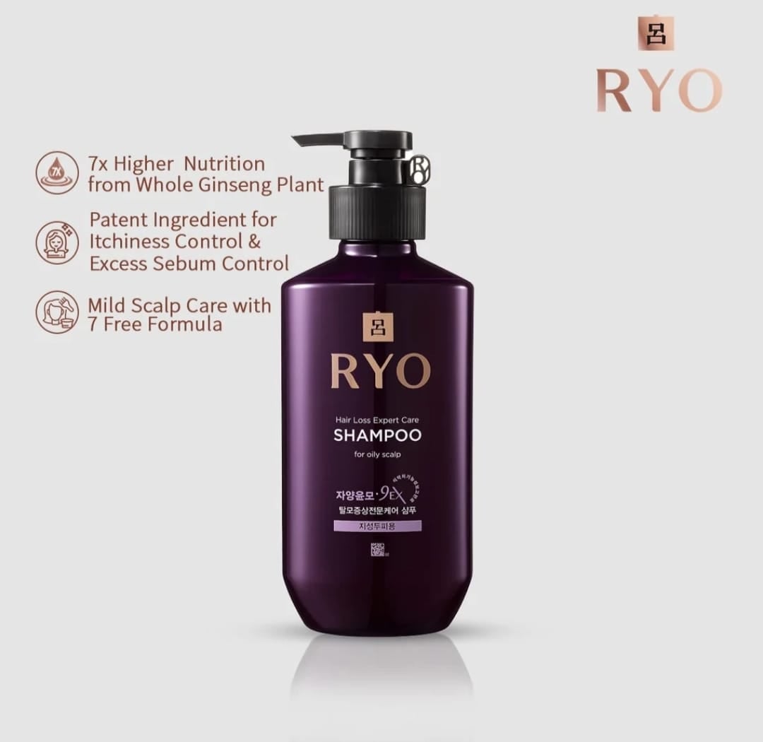 Picture of International Korean product  RYO Hair Loss Expert care shampoo - 400 ml