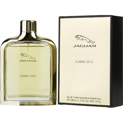 Picture of International France product Jaguar Classic Gold Eau De Toilette Perfume Spray for male - 100 ml