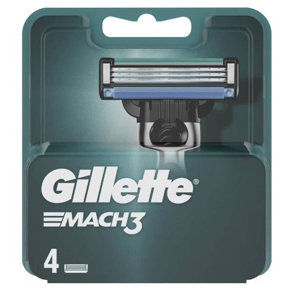 Picture of Germany Products Gillette Mach3 Razor Blades for Men - 4 Cartridge