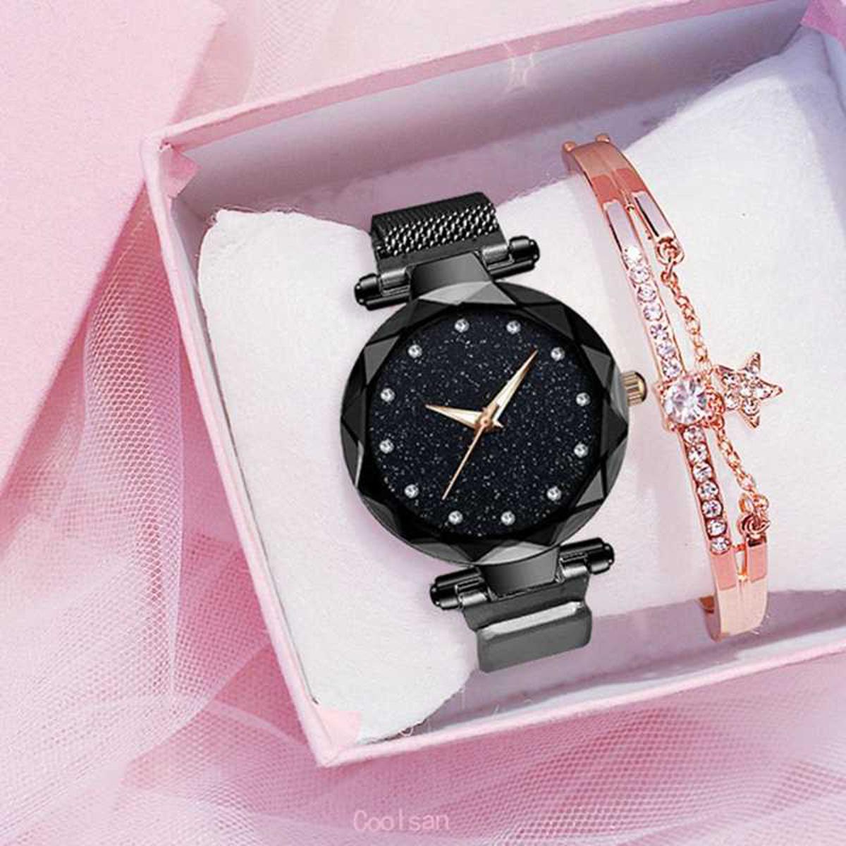 Picture of Women Luxury Watches Ladies Magnetic Starry Sky Fashion Watch