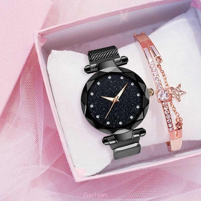 Picture of Women Luxury Watches Ladies Magnetic Starry Sky Fashion Watch