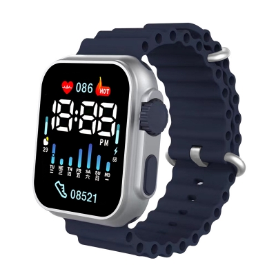 Picture of Digital Watch Waterproof 30M Fashion Women's Watch for Men's Sports Waterproof Simple Silicone Electronic Watch for Men
