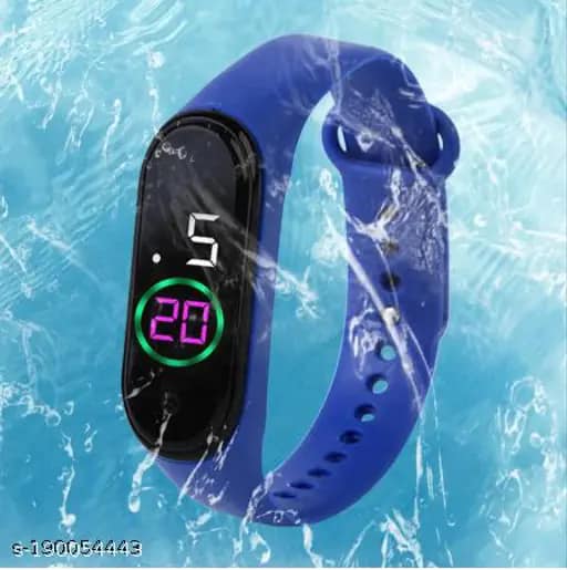 Picture of Silicon screen touch waterproof led watch