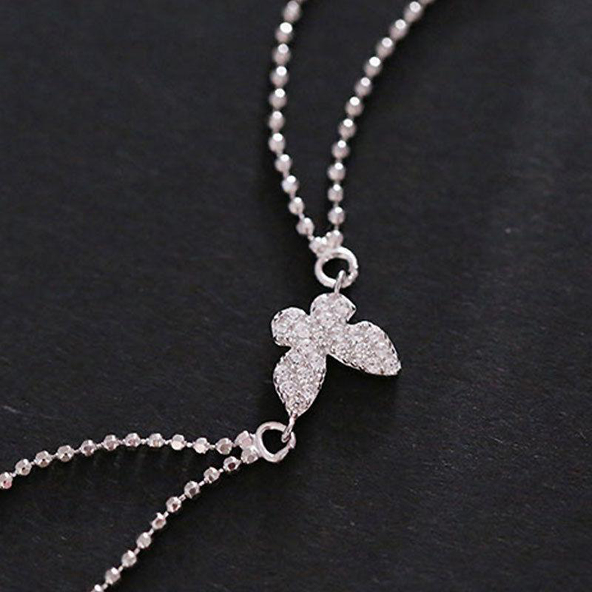 Picture of bracelet design for girl in silver