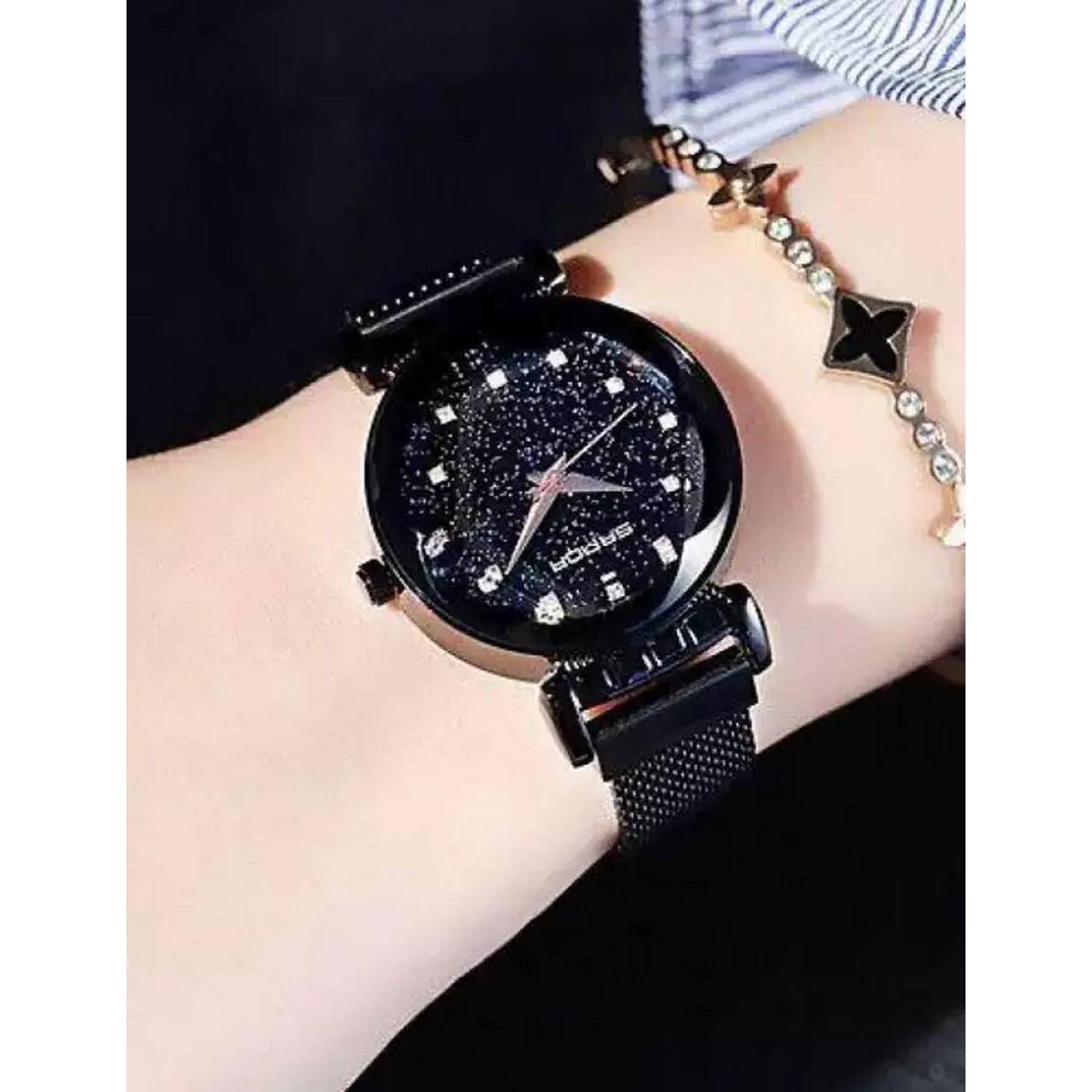 Picture of Stainless Steel Magnetic Watch For Girls - Watch For Women