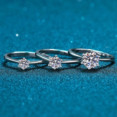 Picture of Adjustable Zircon Stone Finger Ring