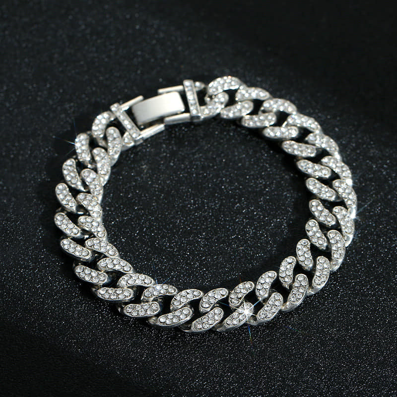 Picture of Trendsetter -Upscale Living -2023 Hot Selling Men's Punk Hips Hops Cuban Chain Bracelet Chain Bracelet- Inventive Choice