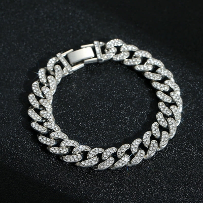 Picture of Trendsetter -Upscale Living -2023 Hot Selling Men's Punk Hips Hops Cuban Chain Bracelet Chain Bracelet- Inventive Choice