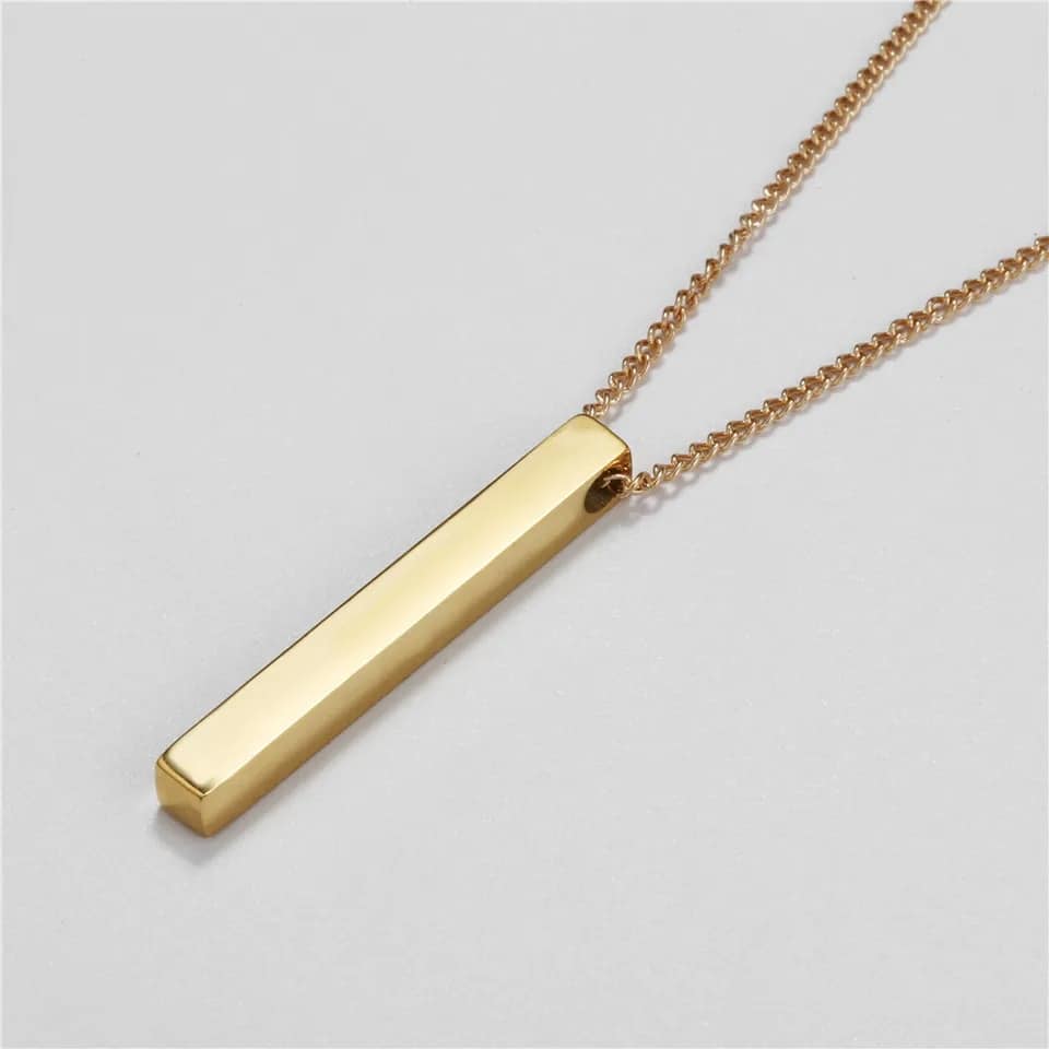 Picture of Highly Durable - Golden New Collection Stainless Steel Trendy Fashion Necklace For Men - Sustainable Choice - Understated Sophistication