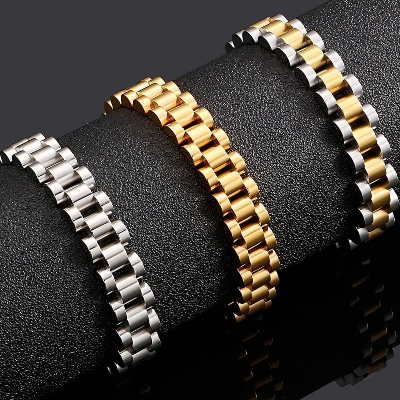 Picture of Balance of Style - Ensemble Yourself - Highly Durable - Golden Plated Bracelet For Man - Sustainable Choice - Designed - Urban Vibes