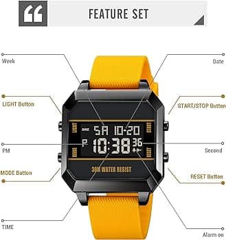Picture of SKMEI Men Fashion Sports Waterproof LED Luminous Men Watch 1848