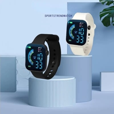 Picture of Silicone  Electronic Smart -Watch For Boys Girls Students Digital Wristwatch