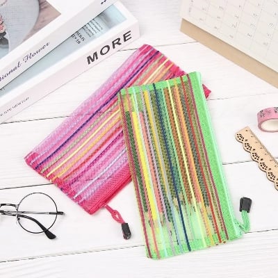 Picture of New Pencil and Pen Net Bag 2 pcs