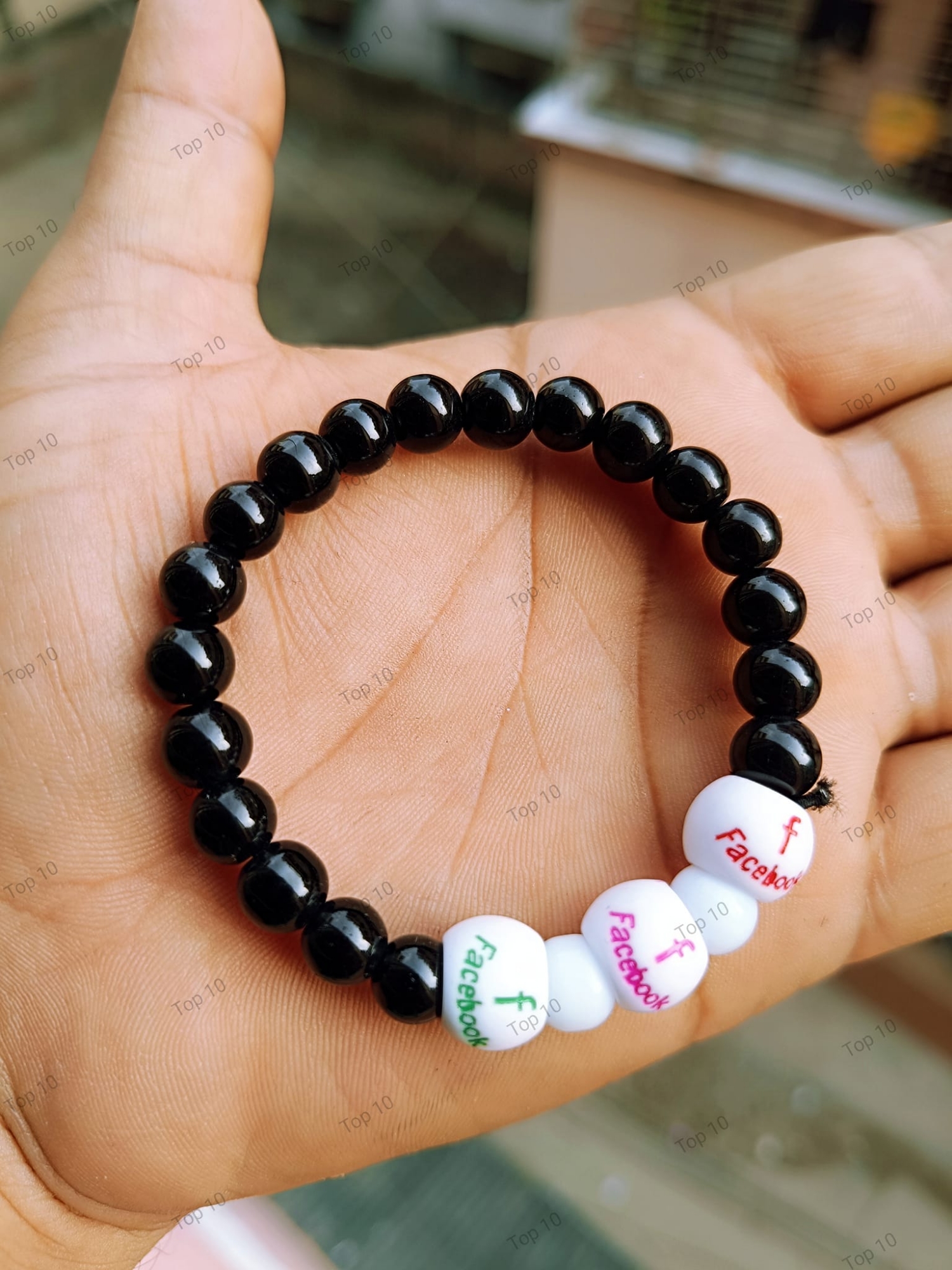 Picture of Facebook New Men's Bracelet Elastic Bracelet