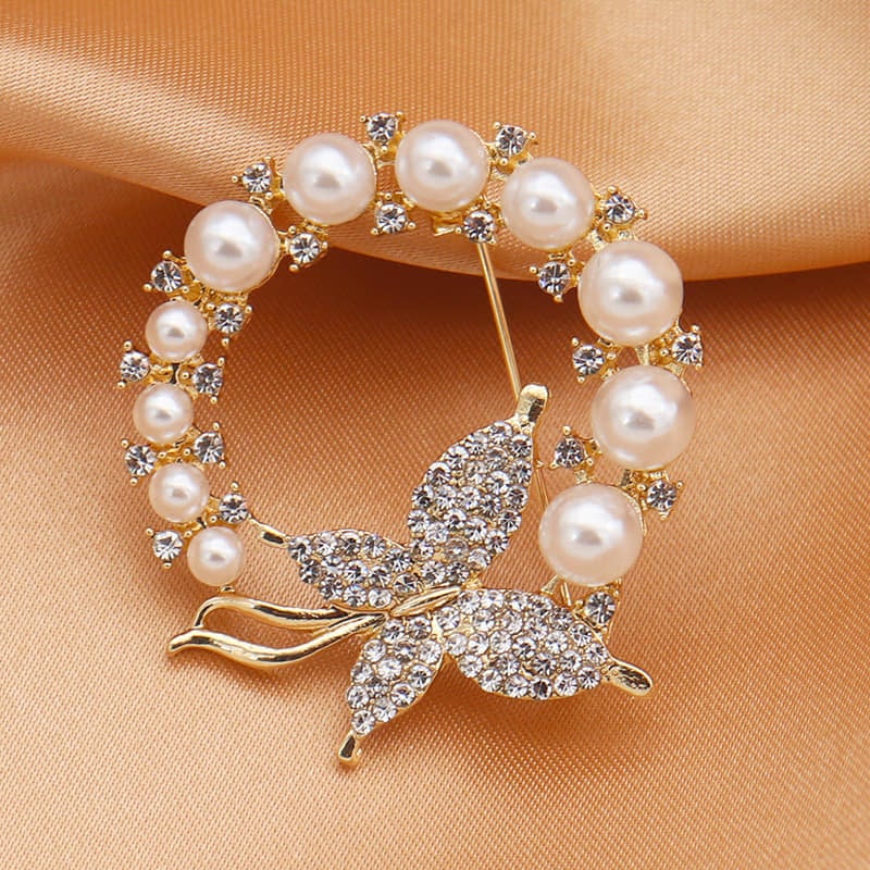 Picture of Fashionable Flower  Brooch Hijab Safety Pin for Women