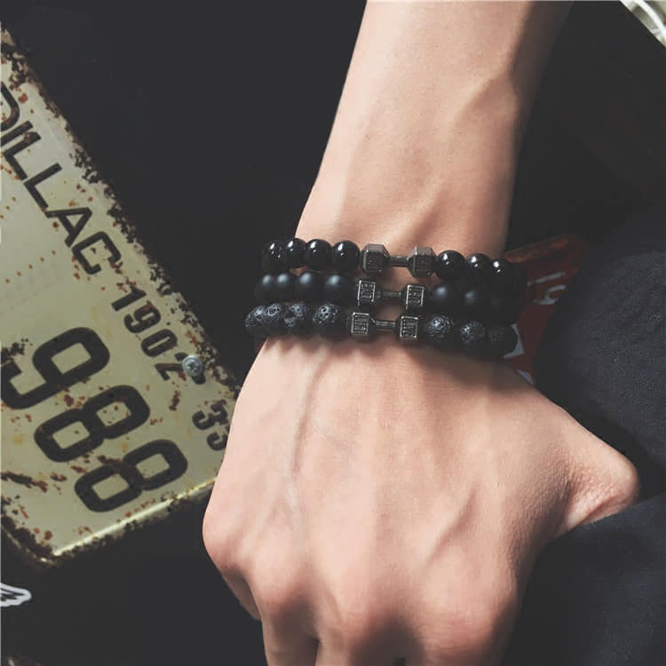 Picture of New Tide Male Fitness Dumbbell Sports Bracelet for Men