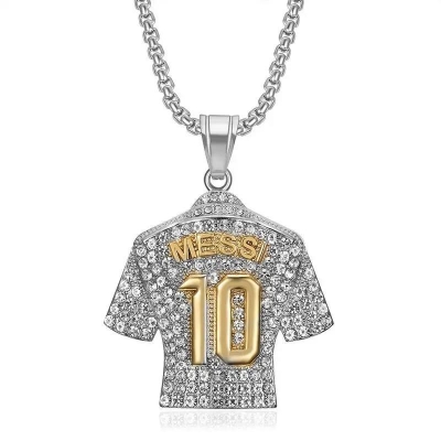 Picture of New Legend of Ice Zircon Pendant Necklace for Men Women Punk Hip-Hop Jewelry