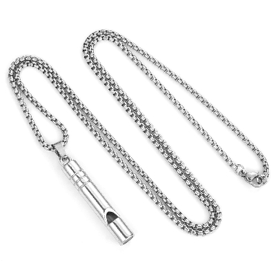 Picture of New Pendant Necklace For Men Stainless Steel Chain Necklace For Men