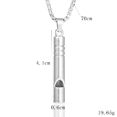 Picture of New Pendant Necklace For Men Stainless Steel Chain Necklace For Men