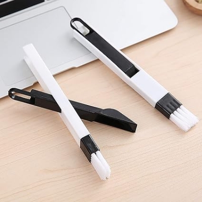 Picture of New Plastic Corners And Edges Cleaning Brush For Window Frame Keyboard With Mini Dust Pan 1pcs