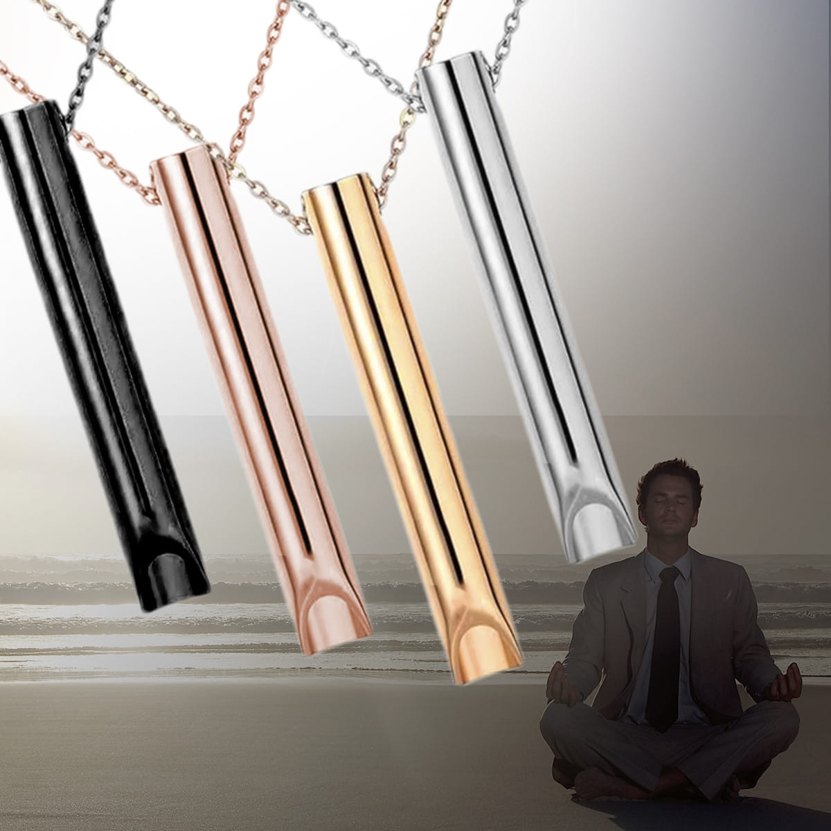 Picture of Black Plated Alloy Necklace Chain for Men