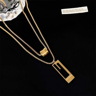 Picture of Highly - Trendy Simple Stainless Steel Chain Jewellery Gift For Men