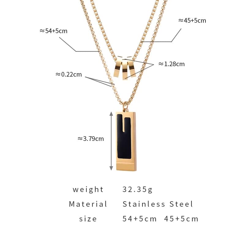 Picture of New Highly Sustainable - Trendy Simple Stainless Steel Silver Golden Chain Jewellery Gift For Men - Durabilty Assured - Well Inspired & Crafted