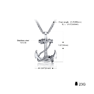 Picture of Stainless Steel Silver Metal Chain For Men