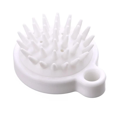 Picture of New White Hair Brushes Handheld Massage Brush Head Body Scalp Massage Brush Comb Hair Cleaning Comb Head Massager Cepillo Cabello