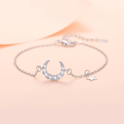 Picture of Stone Moon Star Round Bracelets for Women