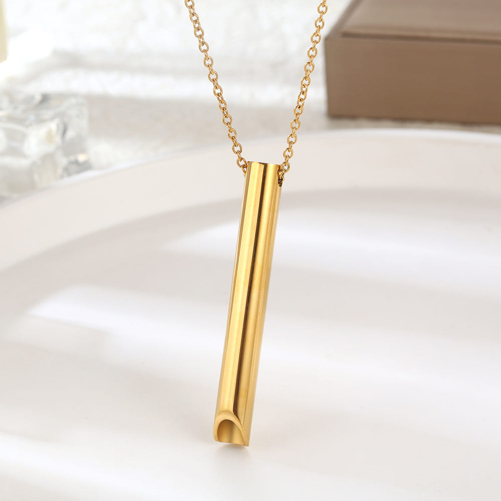Picture of New Trendy Simple Stainless Steel Cuban Link Chain Necklace for Men - Men's Pendant