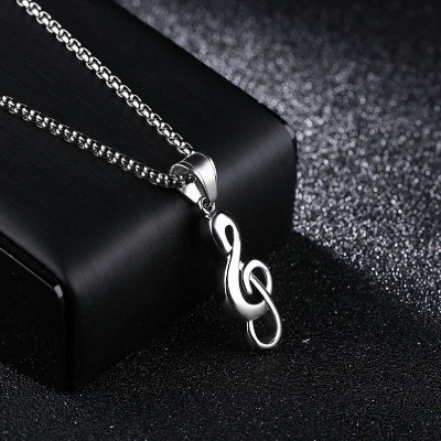 Picture of New Black Color Chain Locket for Men