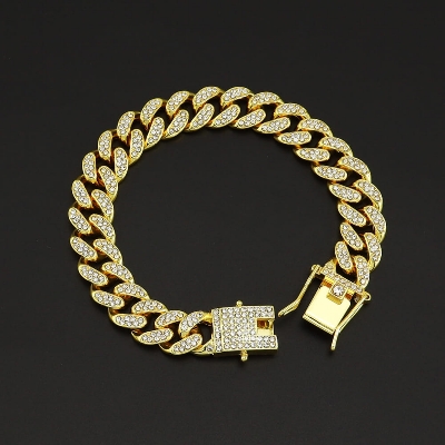 Picture of Chain Bracelet with gold_plate- Men's Bracelet - Stainless Steel Bracelet