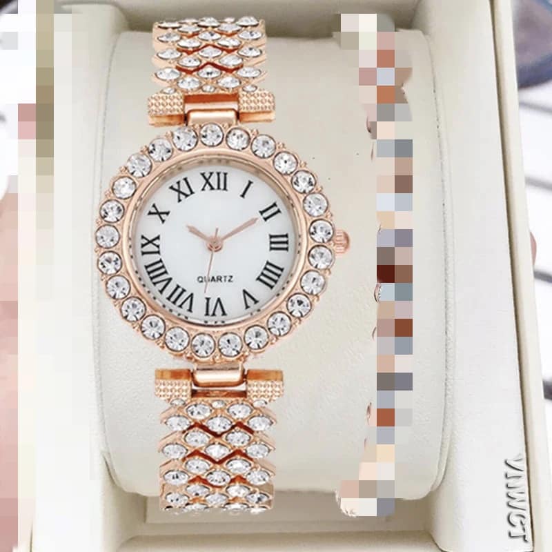 Picture of Stylish & Fashionable  Elegant Rhombus Mirror Original Quartz Ladies Watch