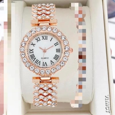 Picture of Stylish & Fashionable  Elegant Rhombus Mirror Original Quartz Ladies Watch