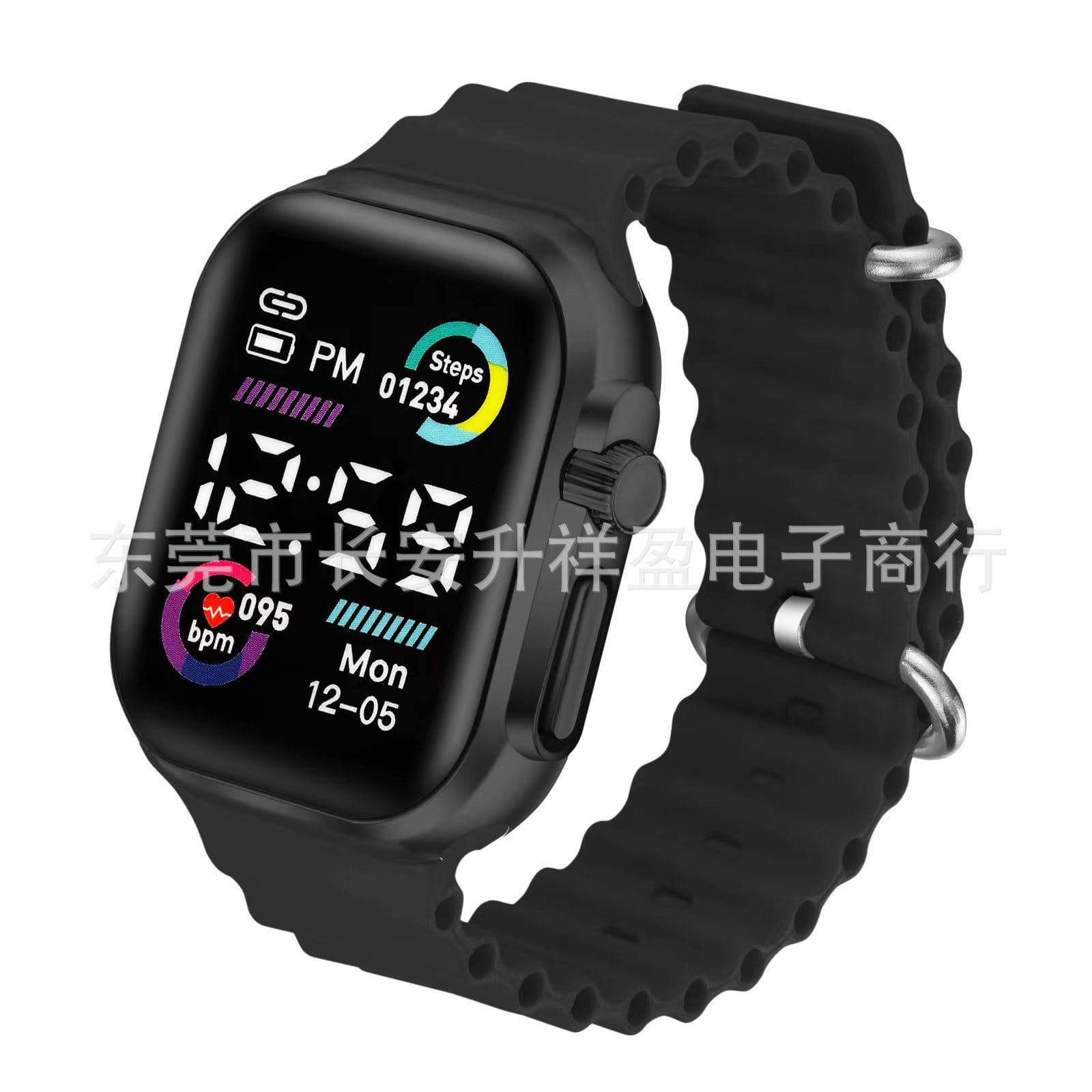 Picture of LED Digital Sports Watch For Man - Women LED Wrist Square Digital watch Simple Non-smart Electronic Watch For Students' Exams